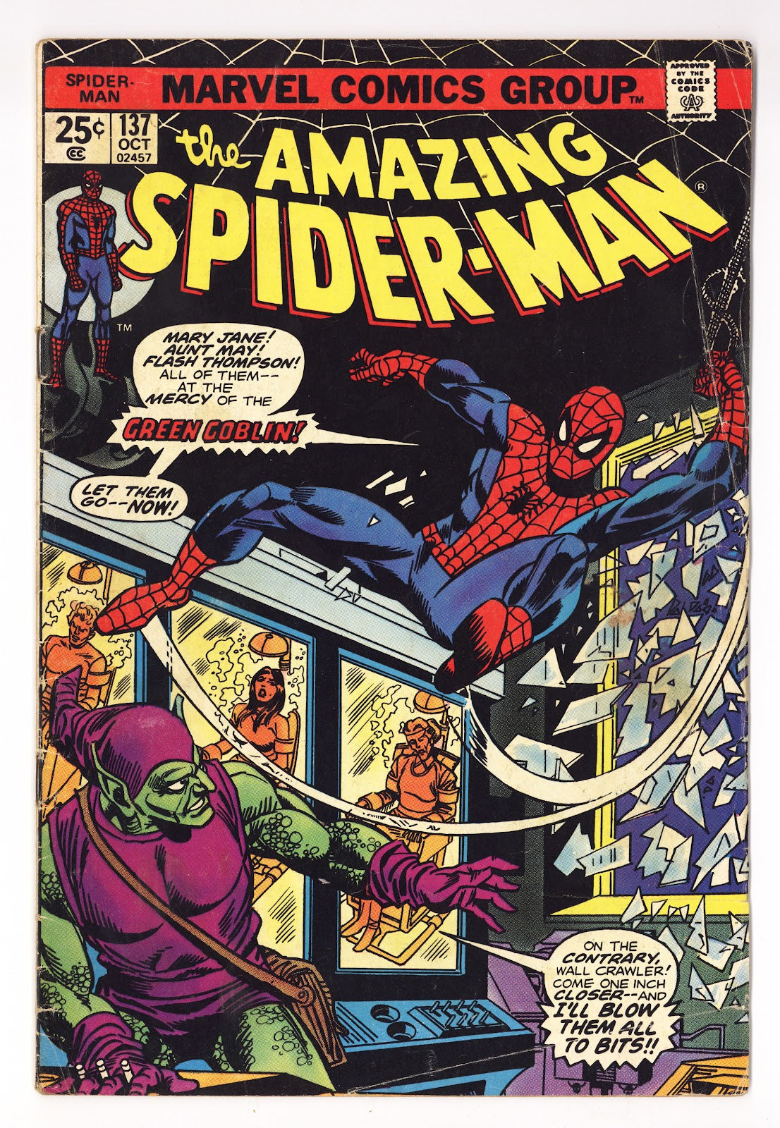 The Amazing Spider-Man Vol 1 137 GD/VG (3.0) (1974)  