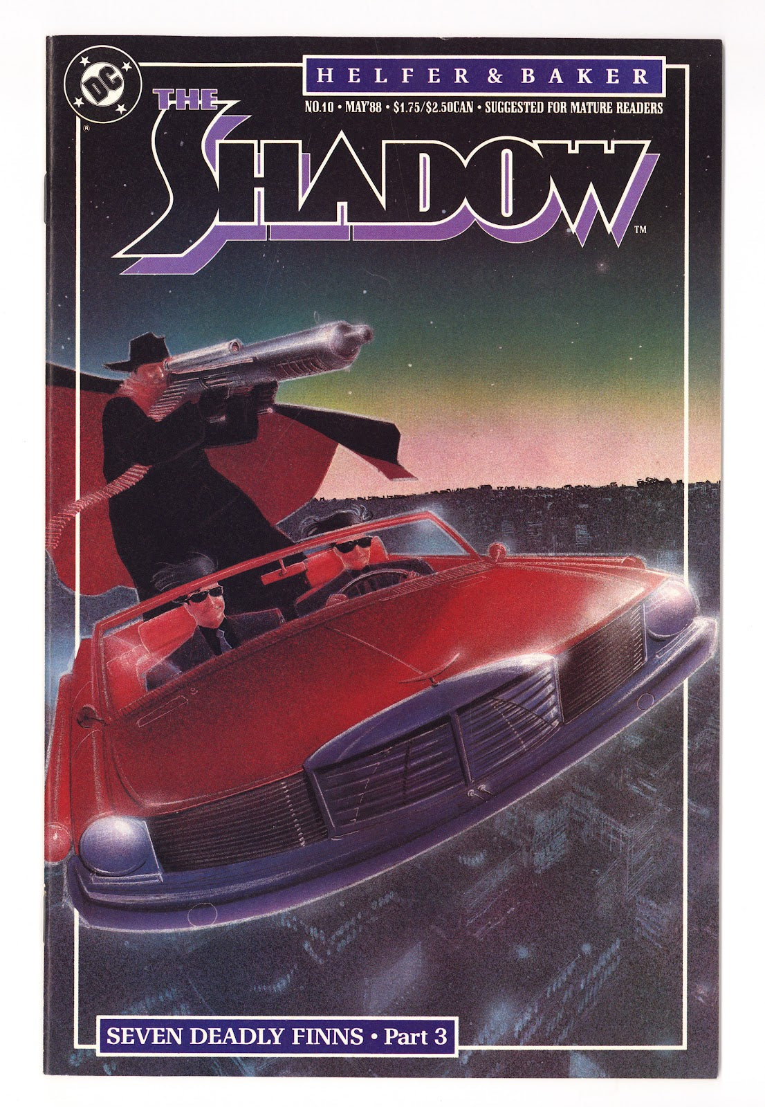The Shadow Vol 3 10  High Grade   (1988)     