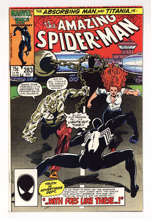 The Amazing Spider-Man Vol 1 283  NM- (9.2)   (1986)