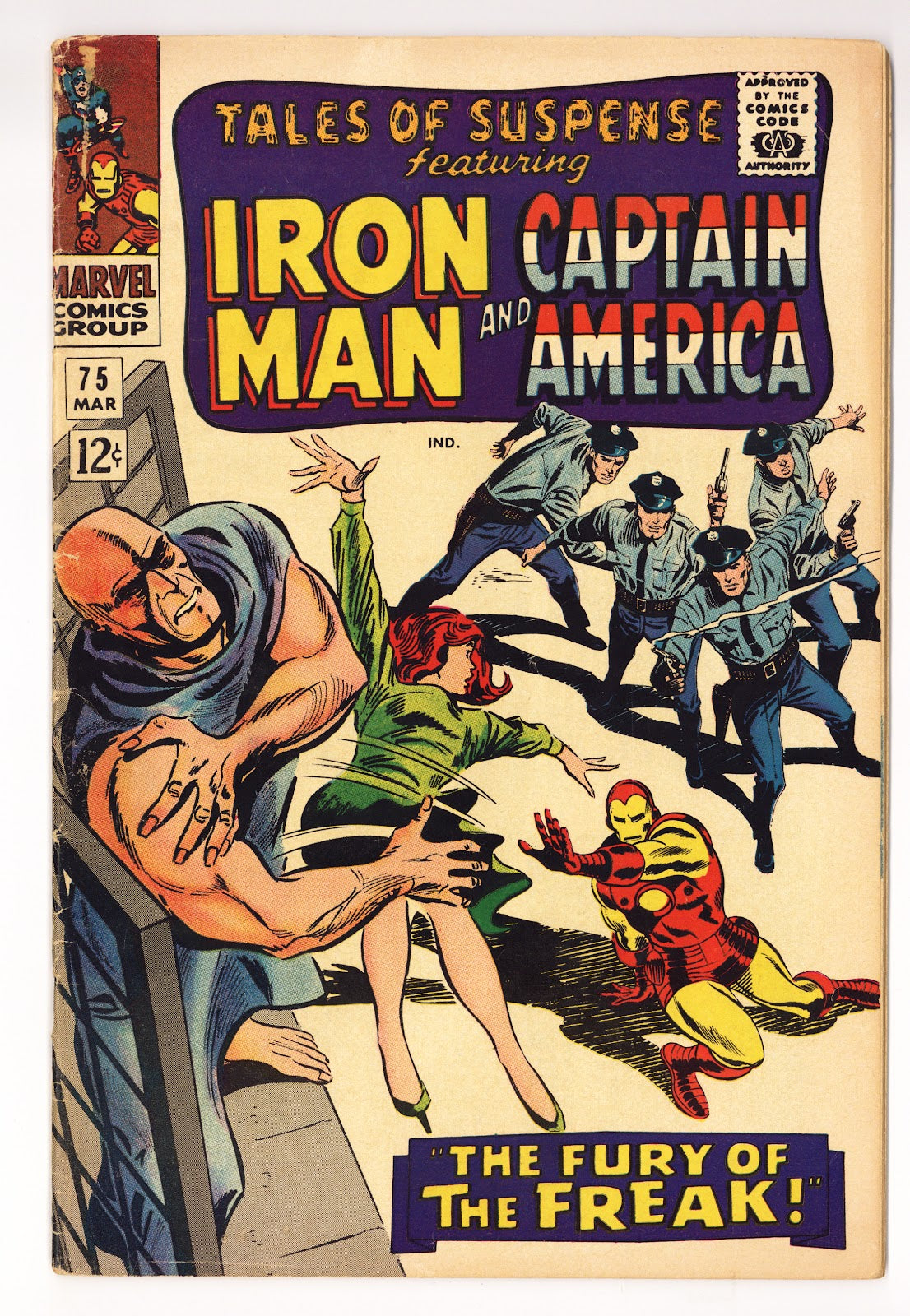 Tales of Suspense Vol 1 75  VG+ (4.5)   (1966)     