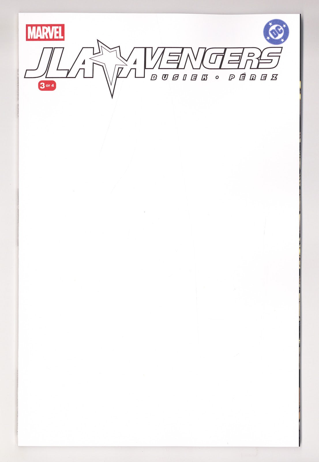 JLA / Avengers  3   Blank Variant   (2026)