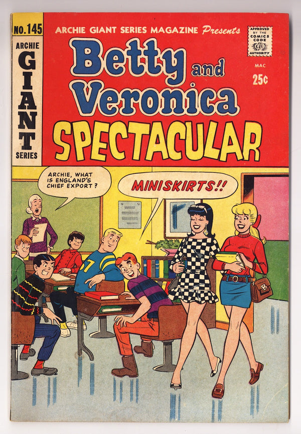 Archie Giant Series Magazine 145 VG/FN (5.0) (1967)
