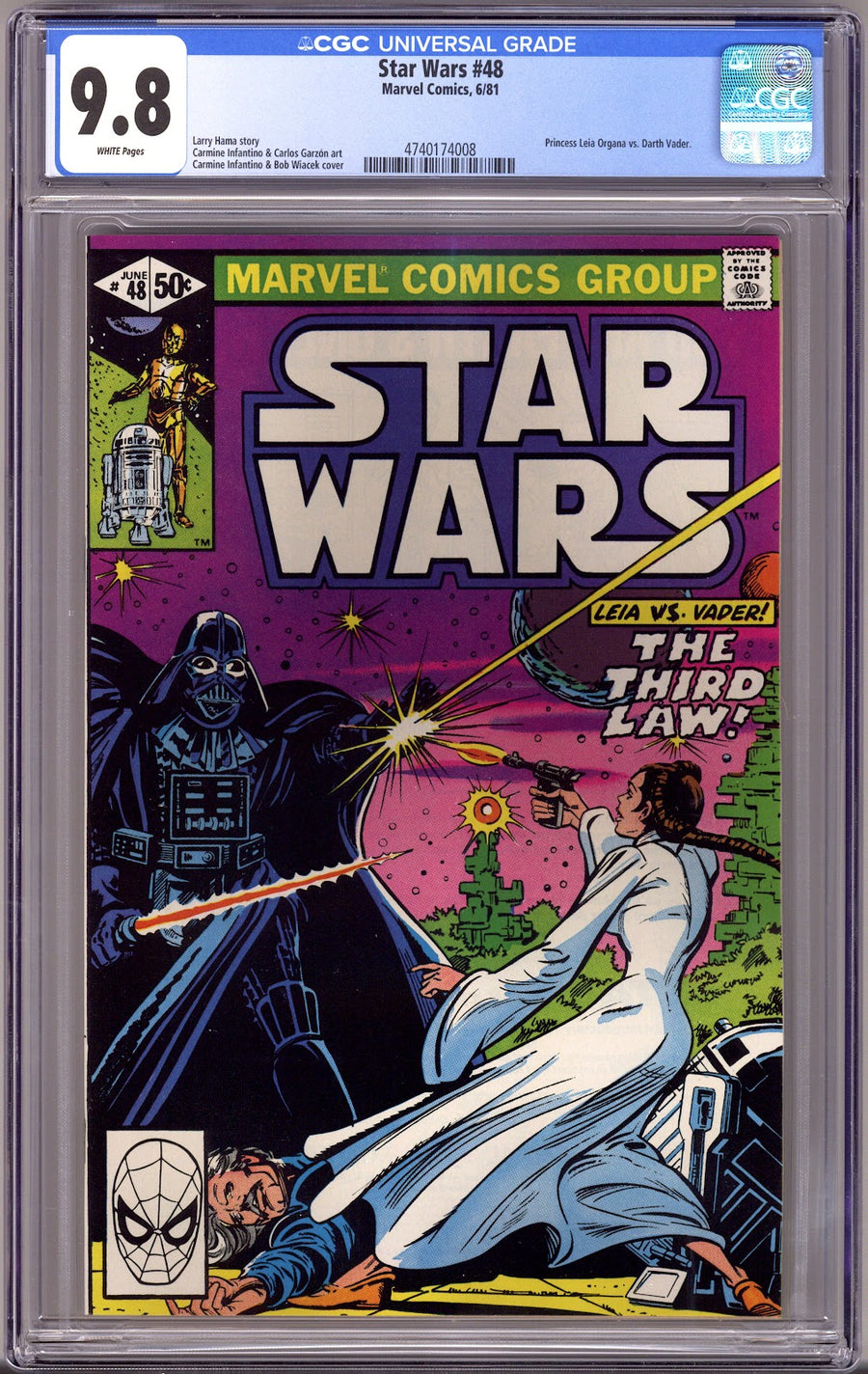 Star Wars Vol 1 48 CGC 9.8 (NM/M)   (1981)
