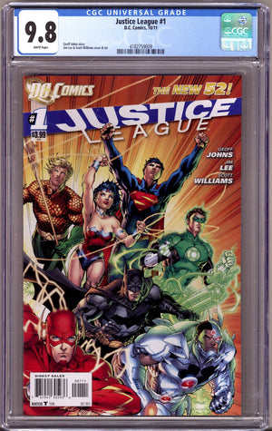 Justice League Vol 1 1 CGC 9.8 (NM/M) (2011)