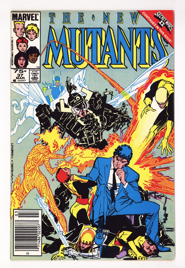 The New Mutants Vol 1 37 High Grade (1986) Newsstand