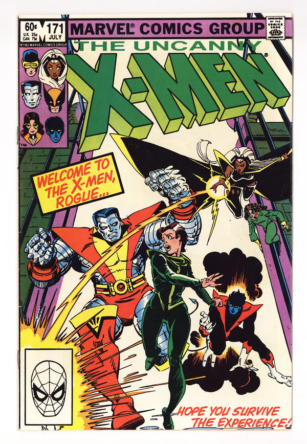 The Uncanny X-Men Vol 1 171  FN- (5.5)   (1983)