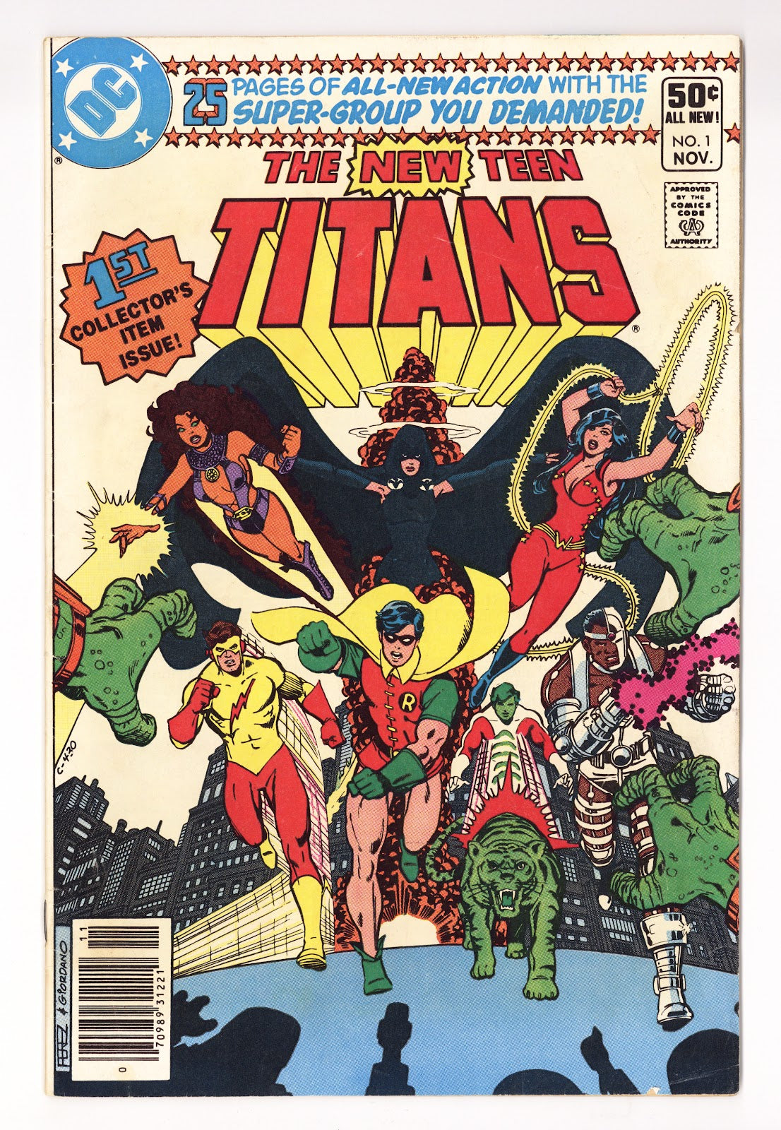 The New Teen Titans Vol 1 1  GD/VG (3.0)   (1980)   Newsstand  
