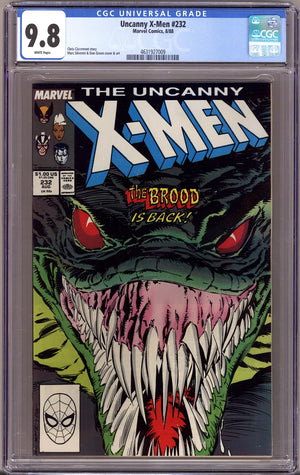 The Uncanny X-Men Vol 1 232 CGC 9.8 (NM/M)   (1988)