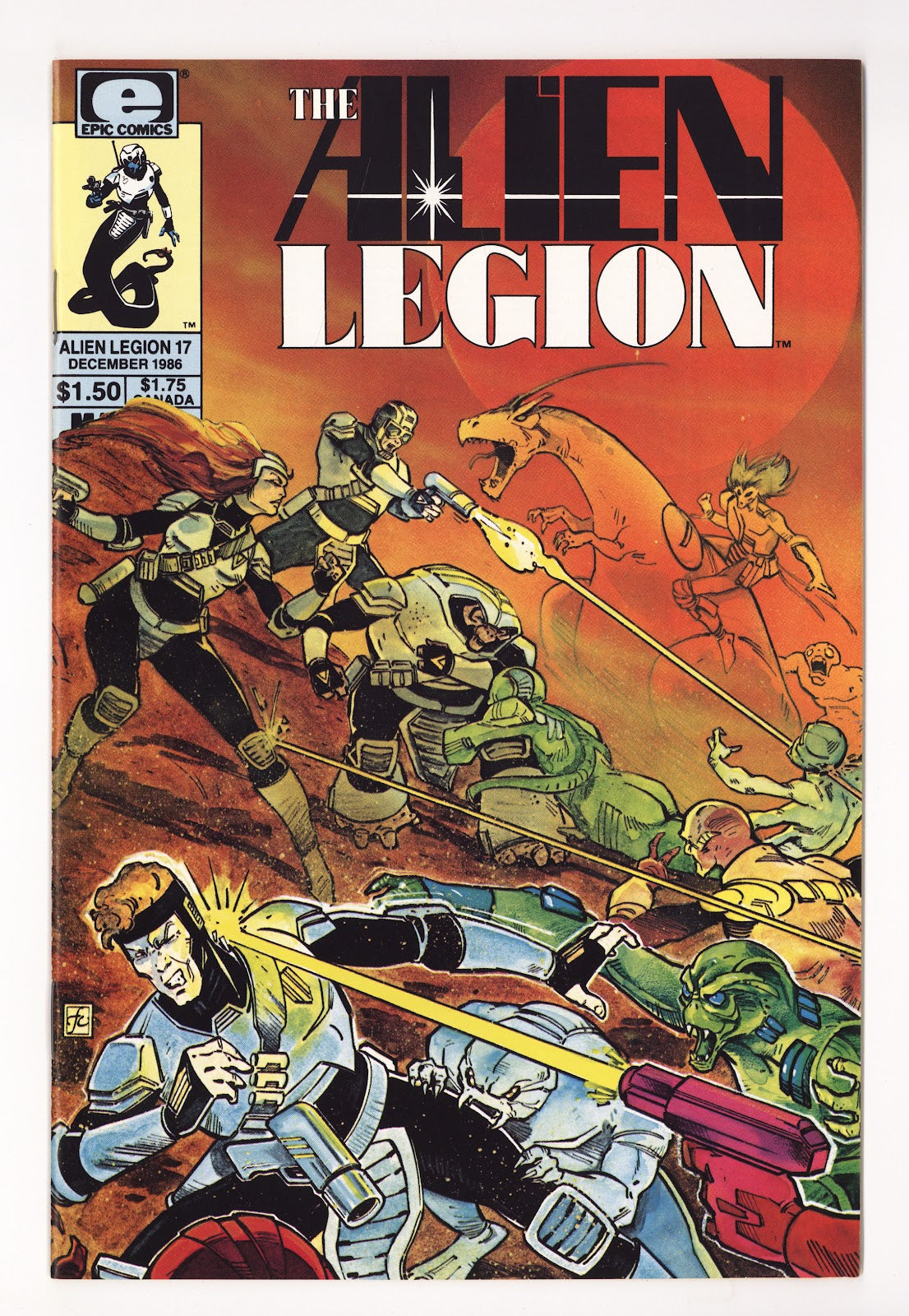 Alien Legion Vol 1 17 High Grade (1986) 
