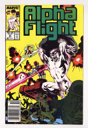 Alpha Flight Vol 1 51 VF+ (8.5) (1987) Newsstand