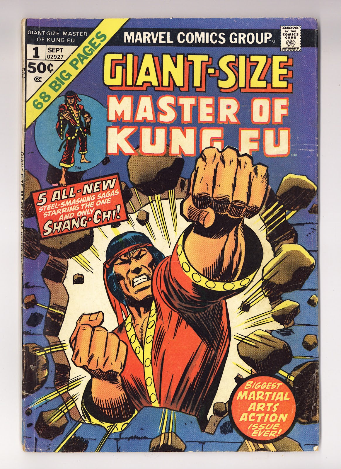 Giant-Size Master of Kung Fu Vol 1 1  Low Grade   (1974)     