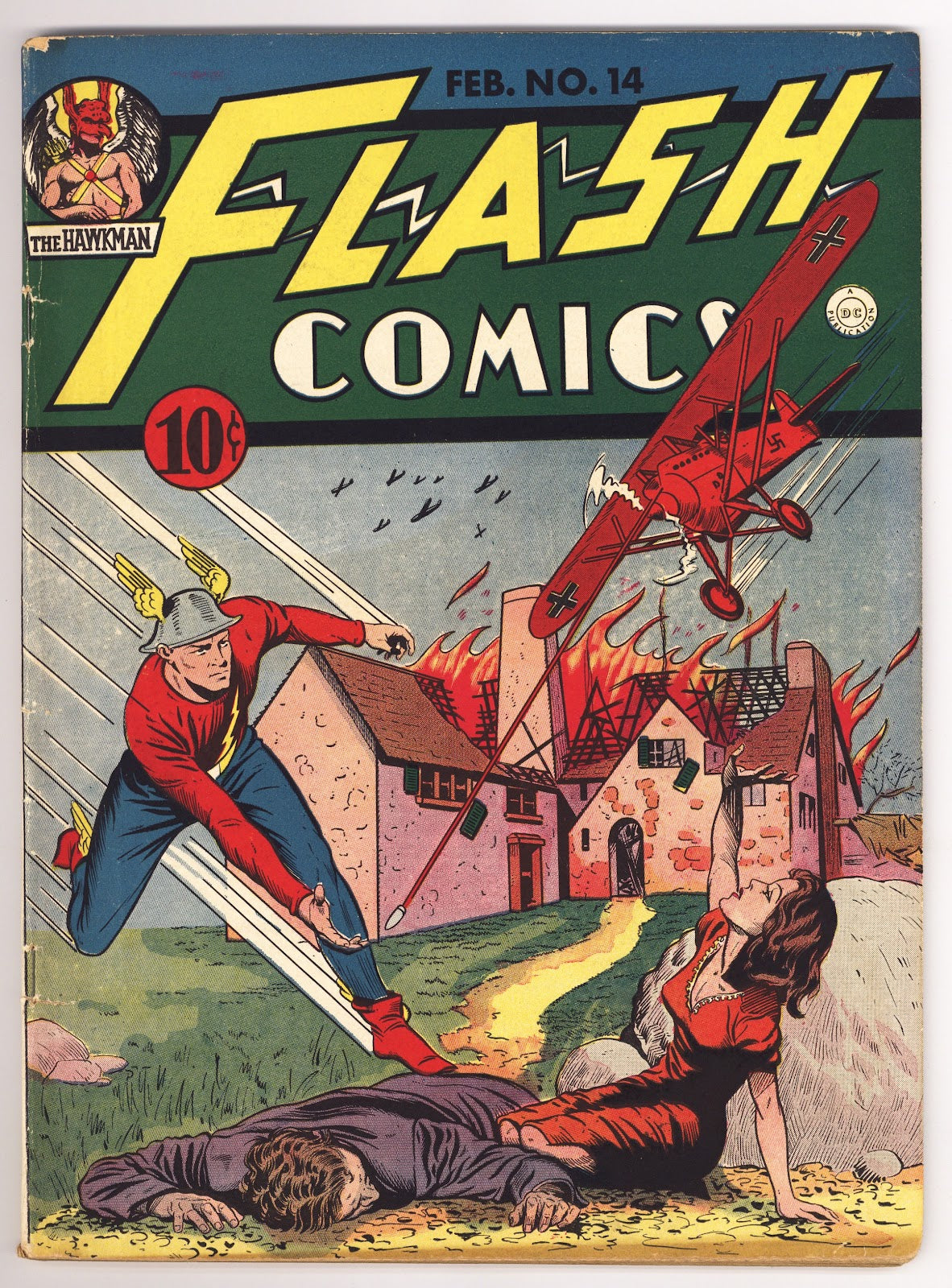 Flash Comics Vol 1 14  VG/FN (5.0)   (1941)     
