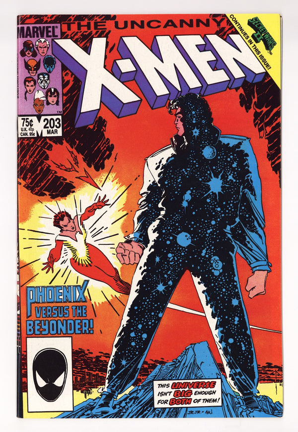 The Uncanny X-Men Vol 1 203  High Grade   (1986)