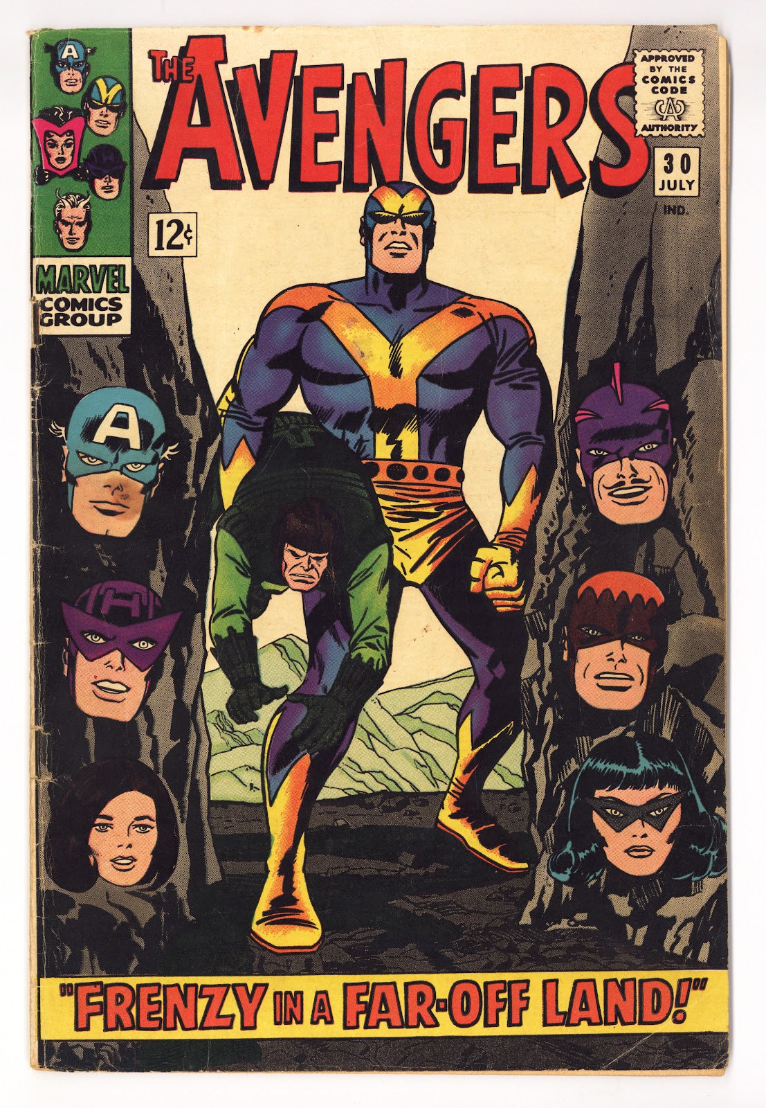 The Avengers Vol 1 30 VG (4.0) (1966) 