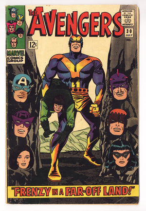 The Avengers Vol 1 30 VG (4.0) (1966)