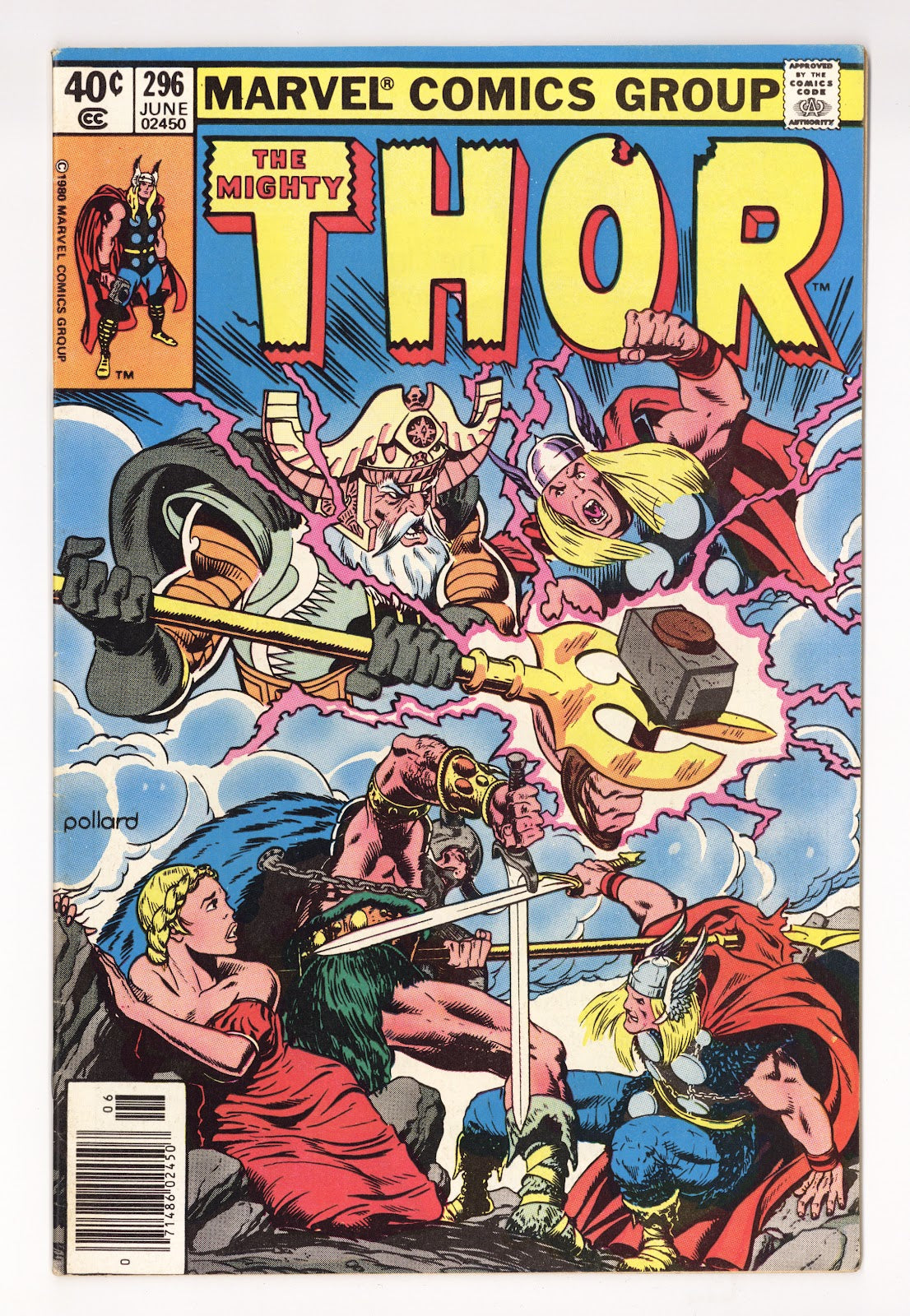 Thor Vol 1 296  Mid Grade   (1980)   Newsstand