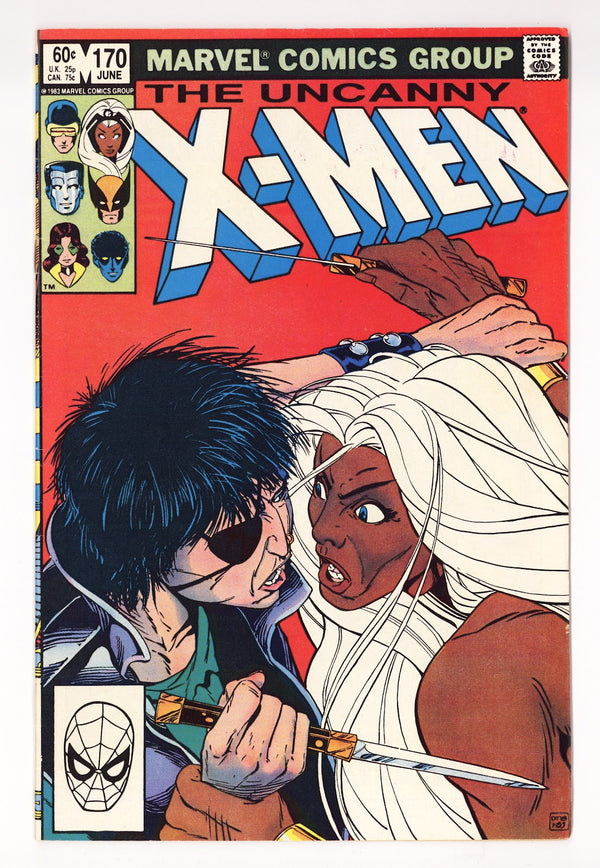 The Uncanny X-Men Vol 1 170  Mid Grade   (1983)