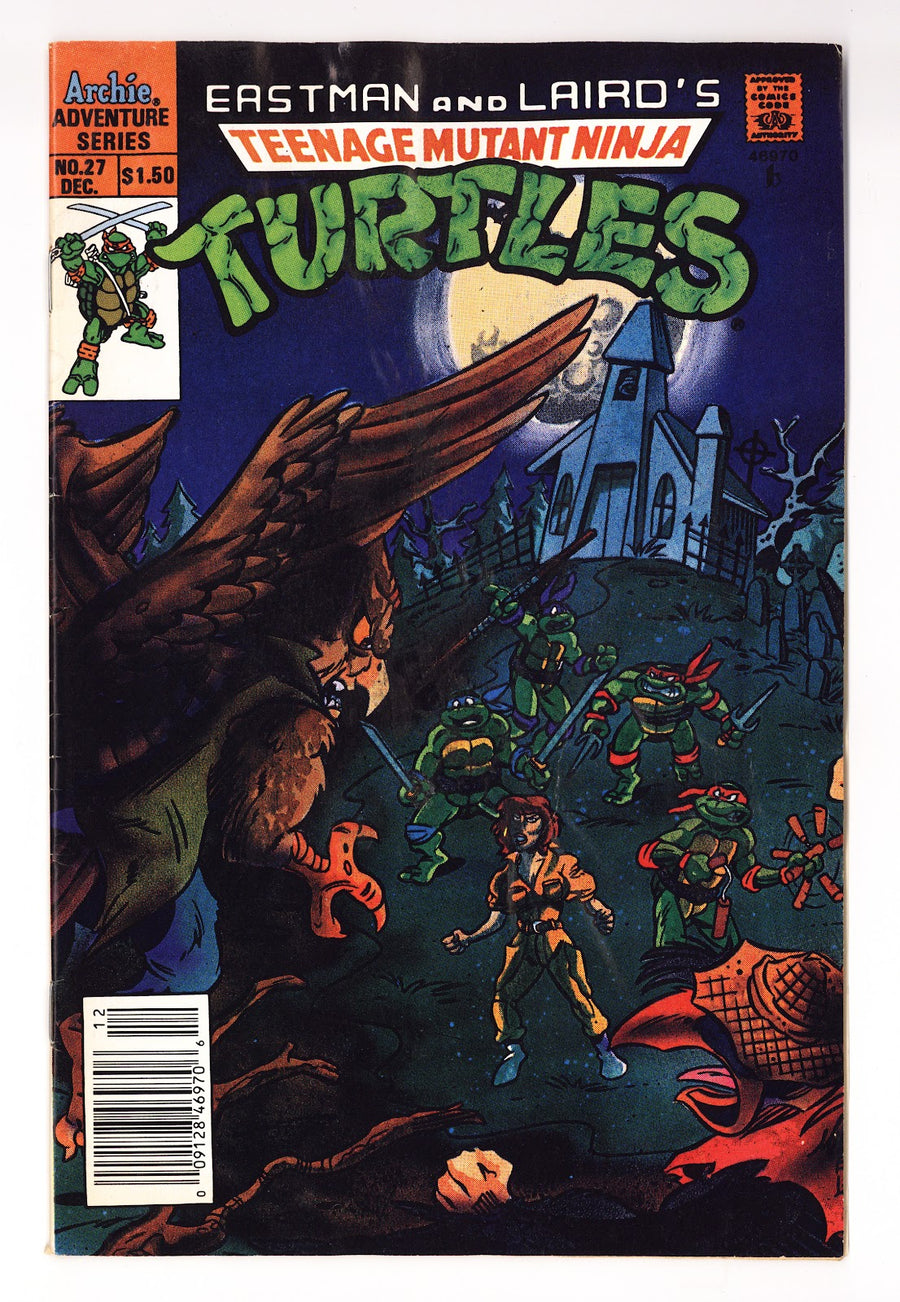 Teenage Mutant Ninja Turtles Adventures Vol 2 27  Very Low Grade   (1991)   Canadian  