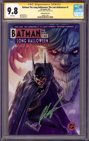 Batman: The Long Halloween - The Last Halloween 5 CGC 9.8 (NM/M) (2025) Liefeld Variant Signed x1 Cover Rob Liefeld