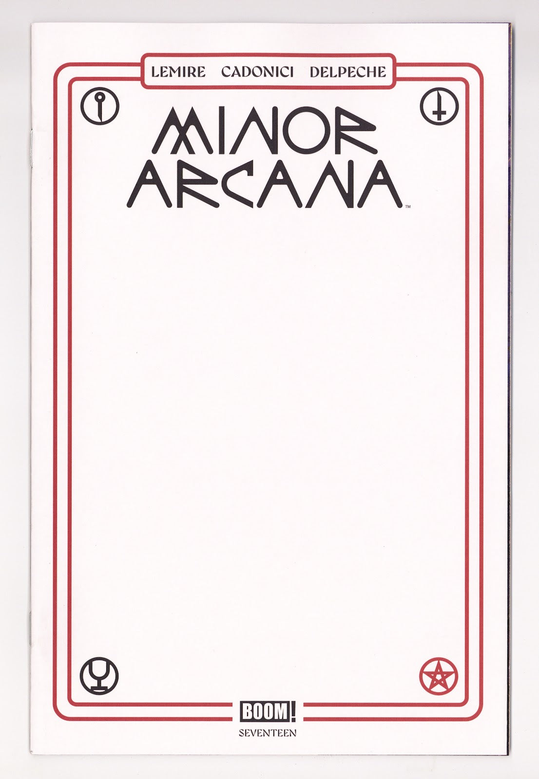 Minor Arcana 17 Sketch Blank Variant (2026)