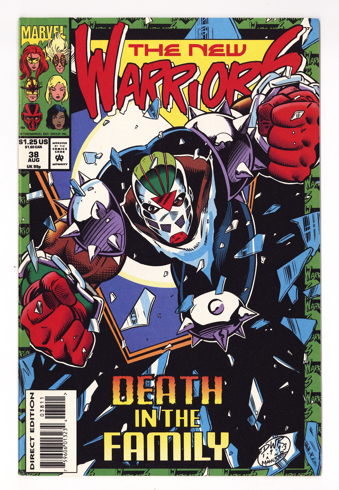 The New Warriors Vol 1 38 High Grade (1993) 