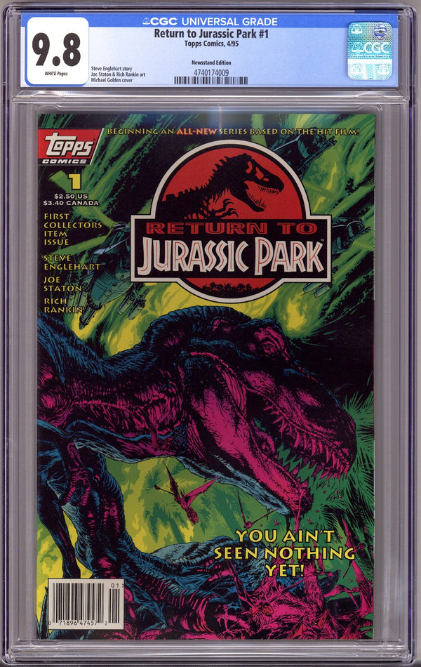Return to Jurassic Park   1 CGC 9.8 (NM/M)   (1995)   Newsstand