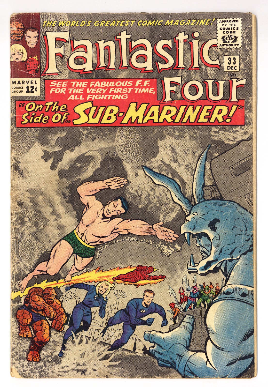 Fantastic Four Vol 1 33 GD/VG (3.0) (1964) 