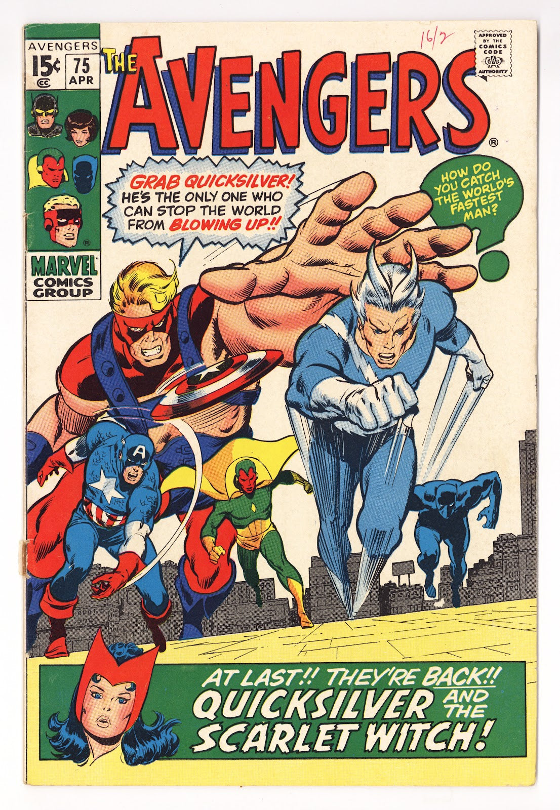 The Avengers Vol 1 75 VG- (3.5) (1970) 