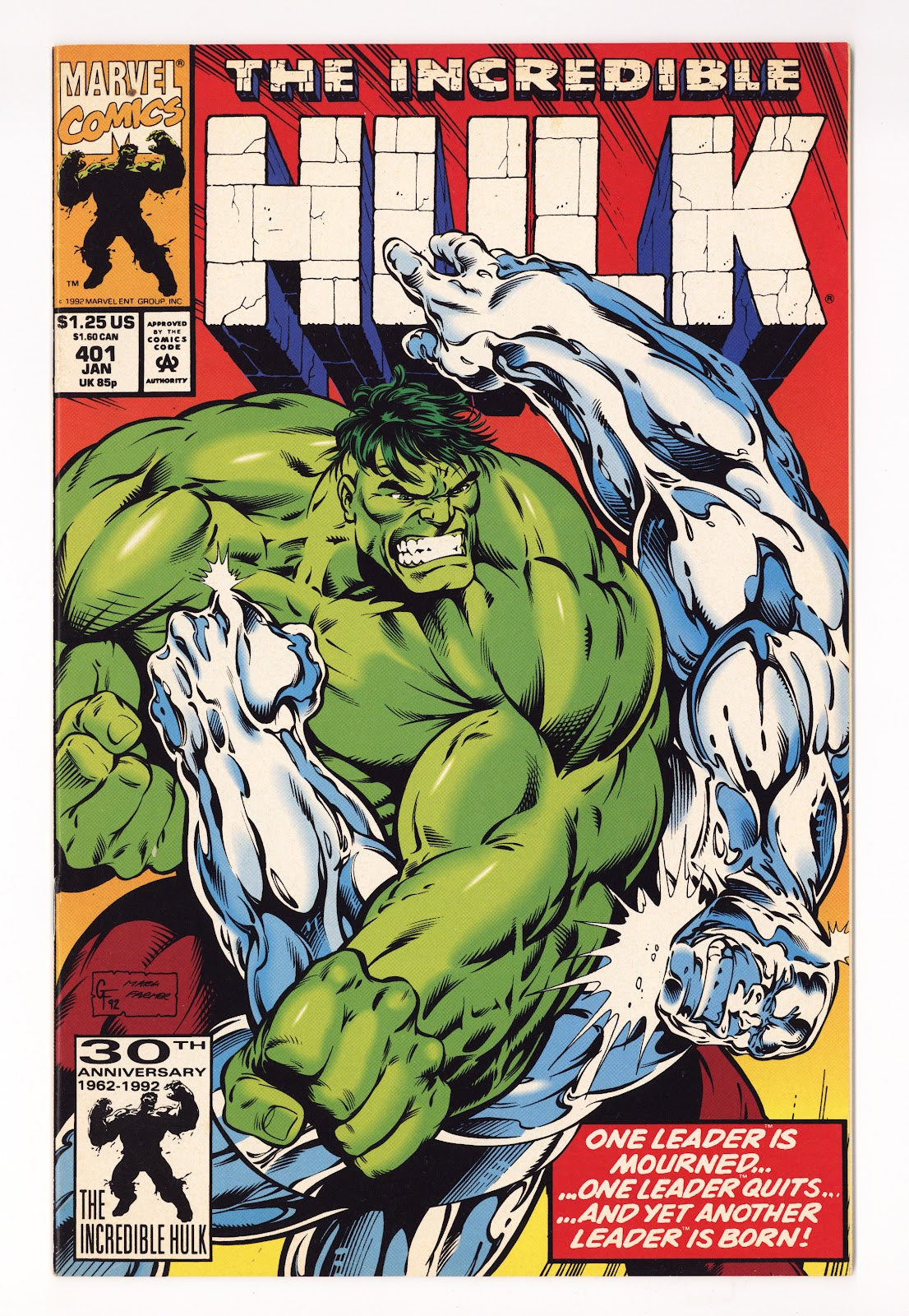 The Incredible Hulk Vol 1 401  High Grade   (1993)     
