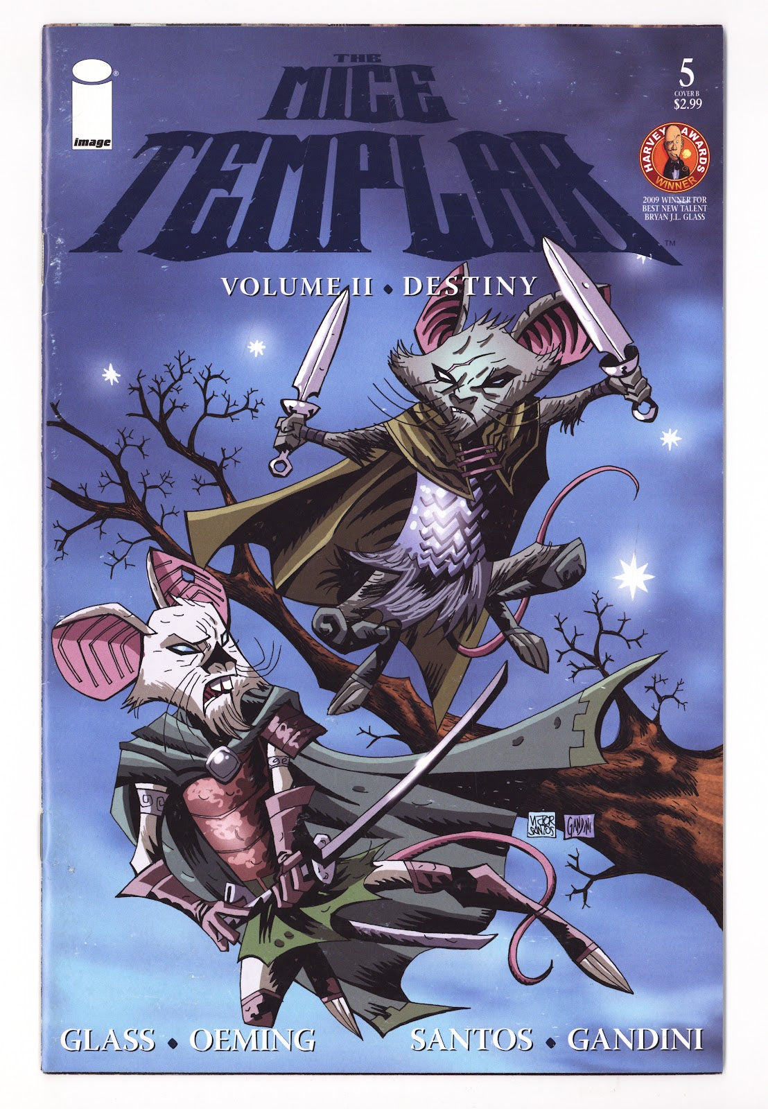 The Mice Templar Volume II: Destiny 5 Low Grade (2009) Santos Variant 