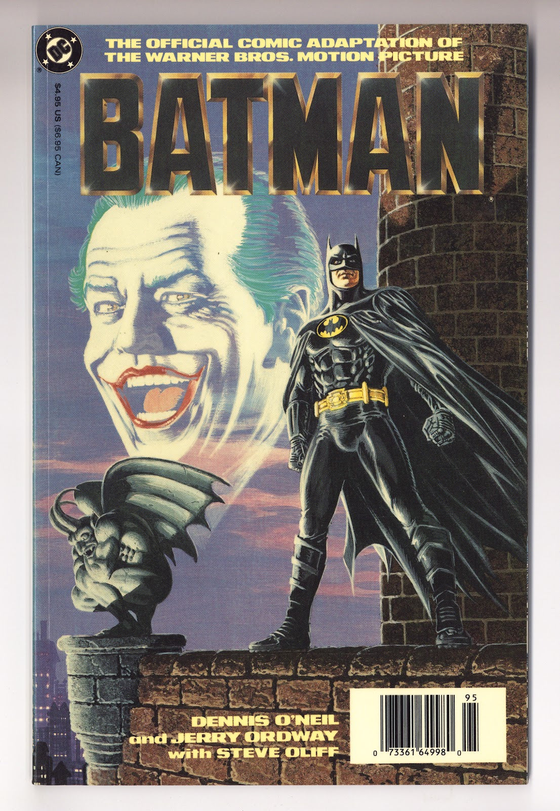 Batman: The Official Comic Adaptation of the Warner Bros. Motion Picture   [nn - Deluxe]  VF/NM (9.0)   (1989)   Newsstand  