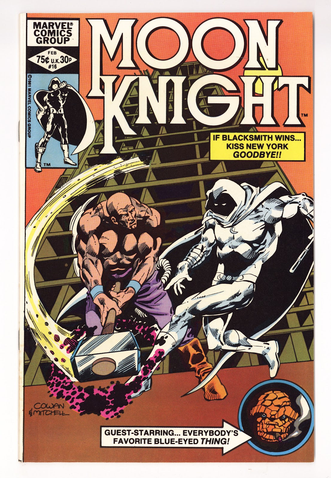 Moon Knight Vol 1 16 Mid Grade (1982) 