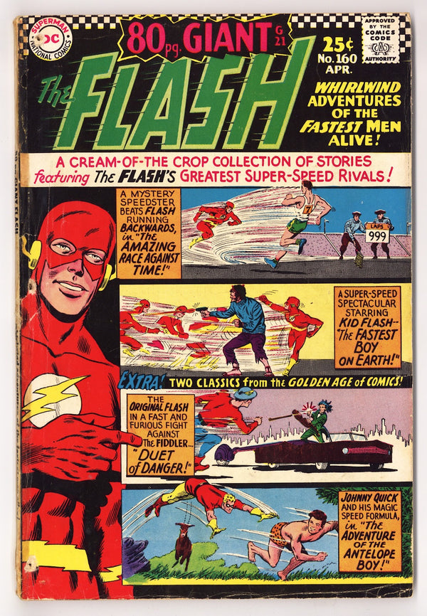 The Flash Vol 1 160  GD/VG (3.0)   (1966)