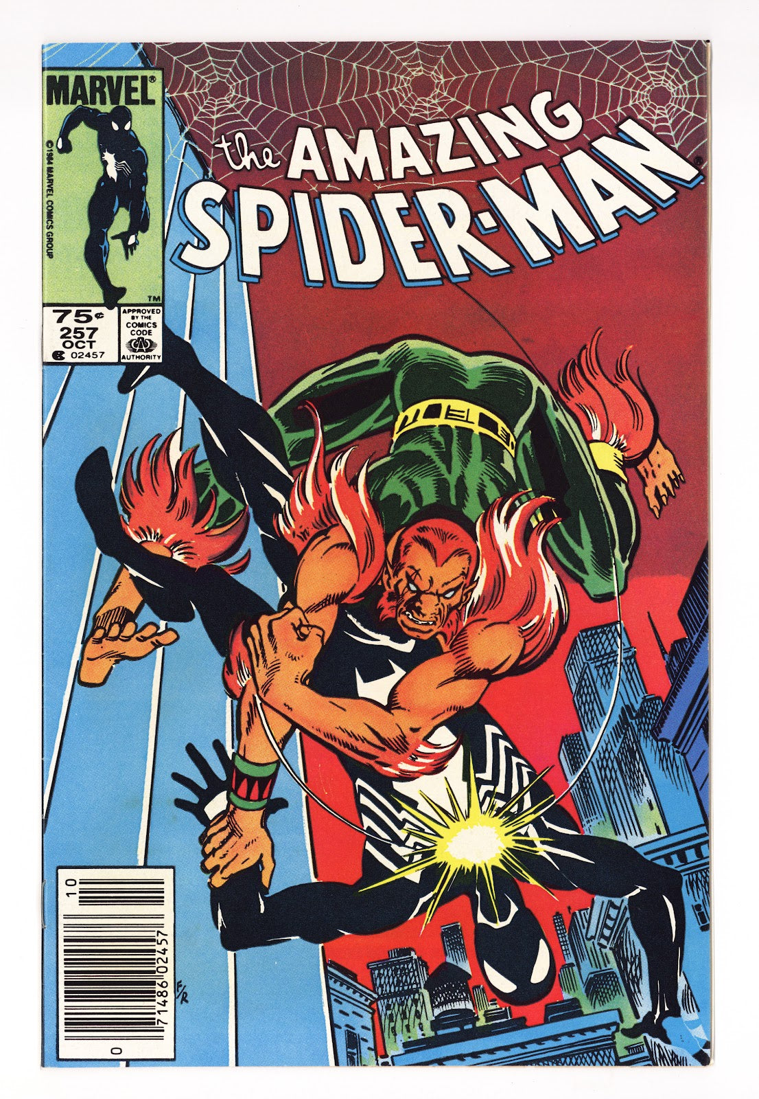 The Amazing Spider-Man Vol 1 257 FN+ (6.5) (1984) Canadian Price Variant 