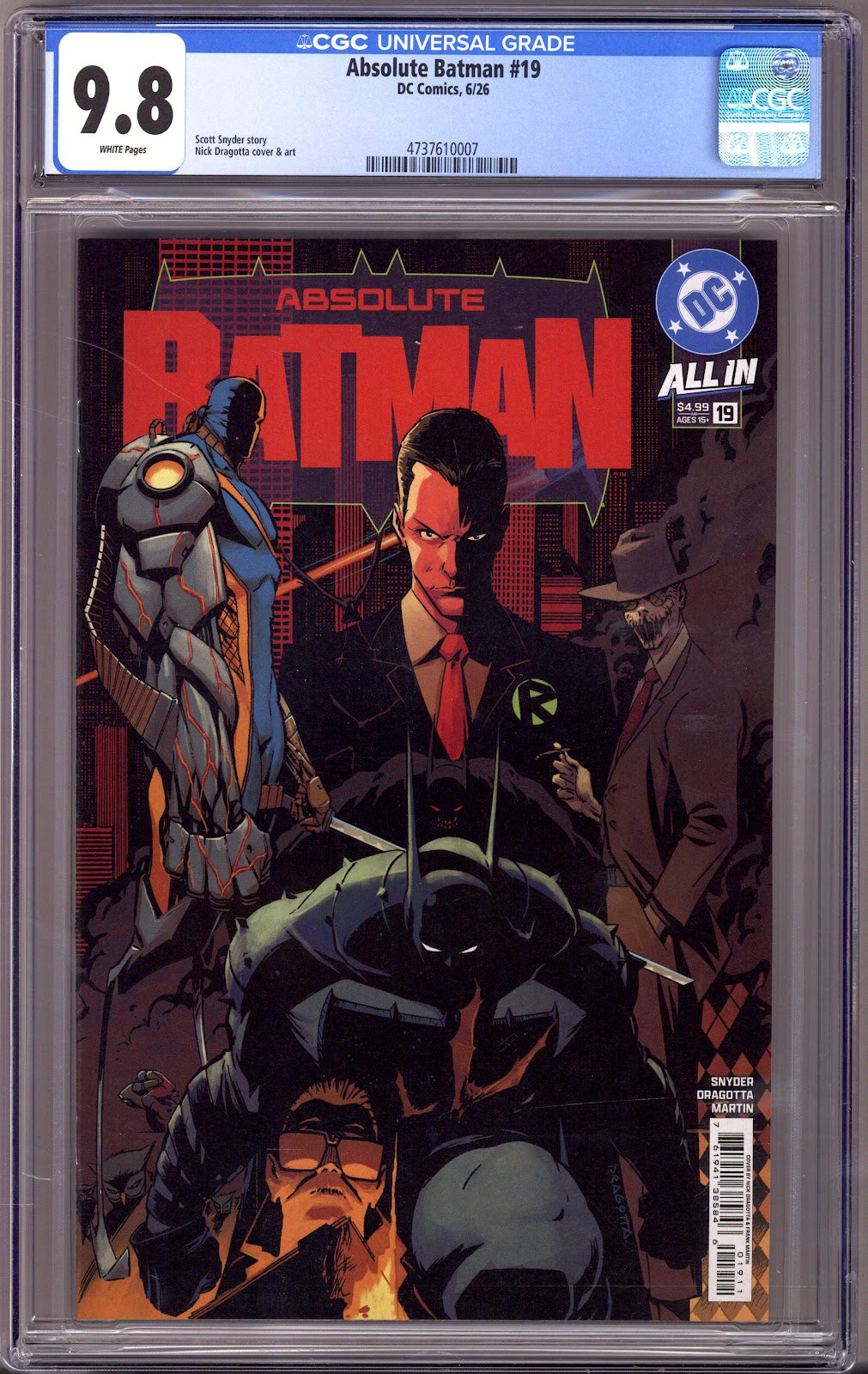 Absolute Batman 19 CGC 9.8 (NM/M) (2026) 