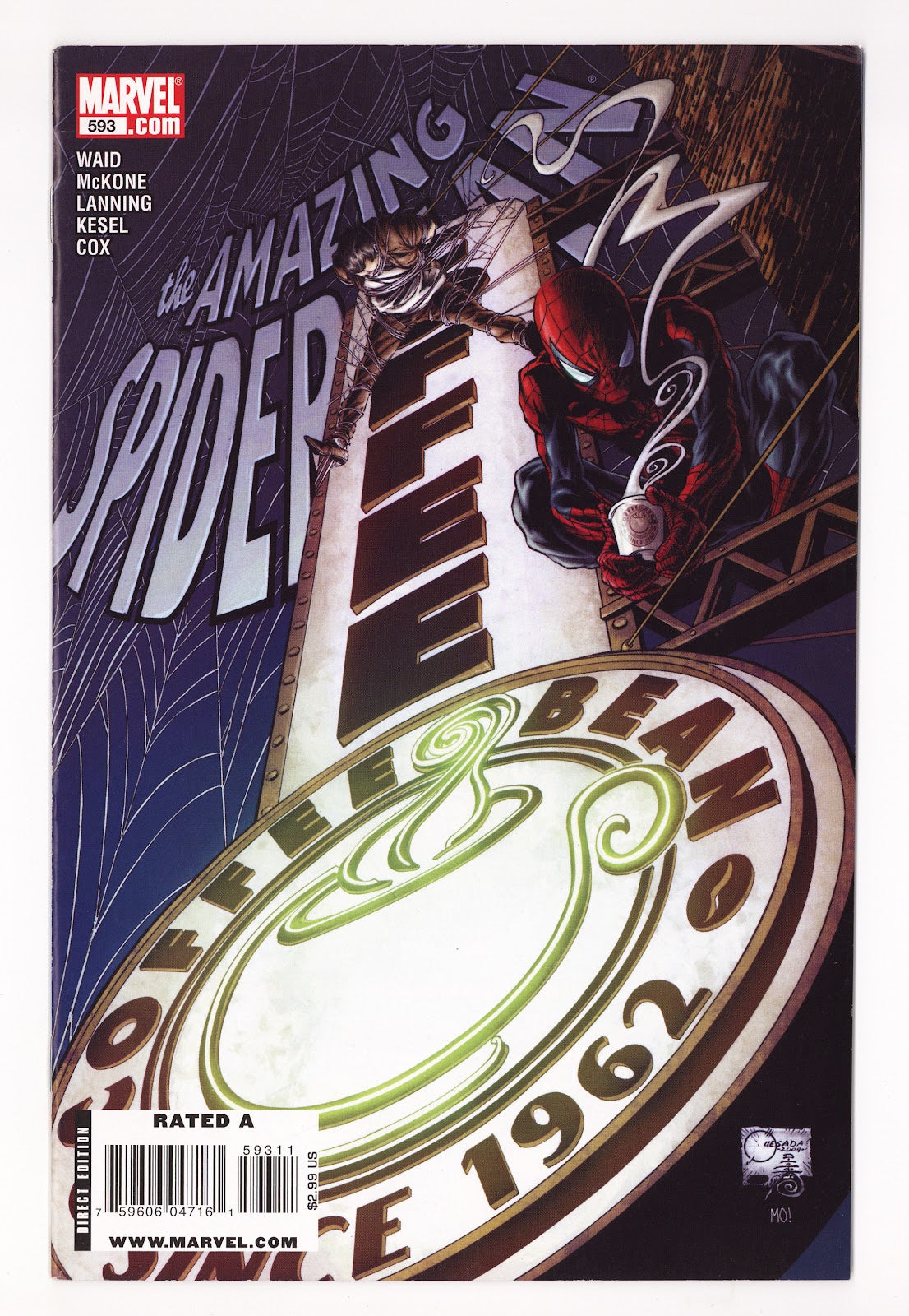 The Amazing Spider-Man Vol 2 593 Mid Grade (2009)  