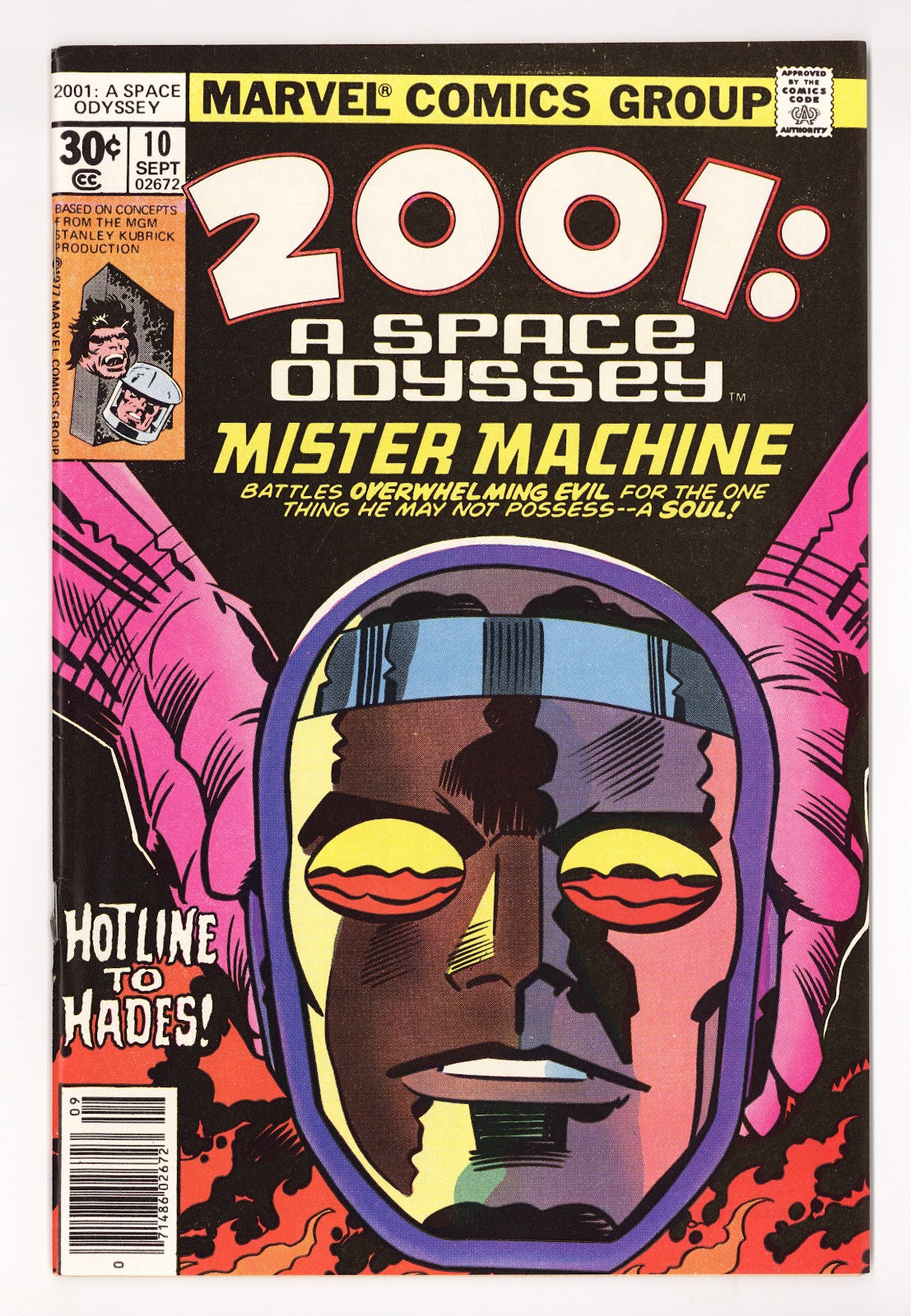 2001, A Space Odyssey 10 VF+ (8.5) (1977) 30¢ 