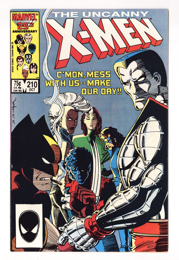 The Uncanny X-Men Vol 1 210  FN/VF (7.0)   (1986)