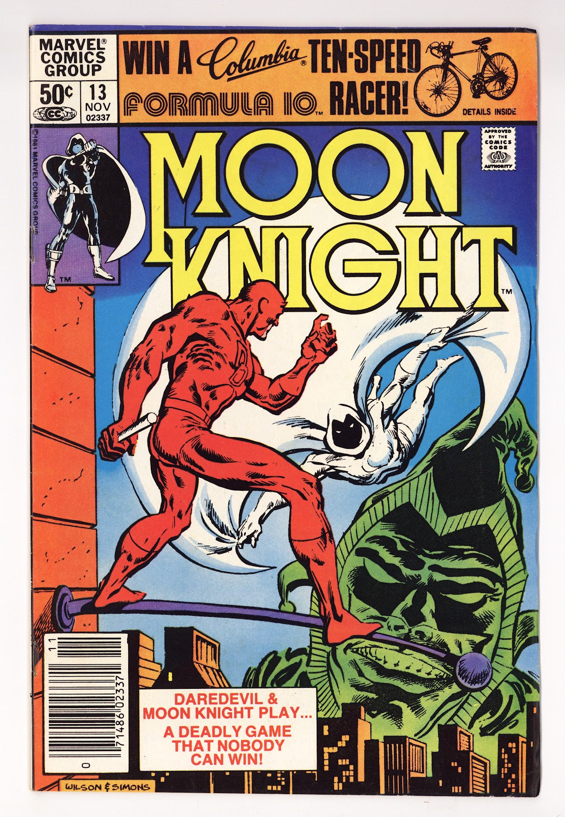 Moon Knight Vol 1 13 Mid Grade (1981) Newsstand 