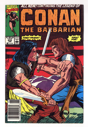 Conan the Barbarian Vol 1 233  Mid Grade   (1990)   Newsstand