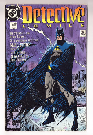 Detective Comics Vol 1 600  High Grade   (1989)