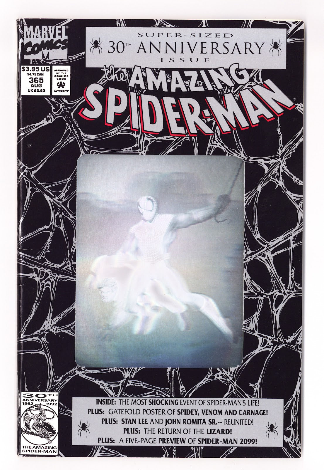 The Amazing Spider-Man Vol 1 365  VF- (7.5)   (1992)