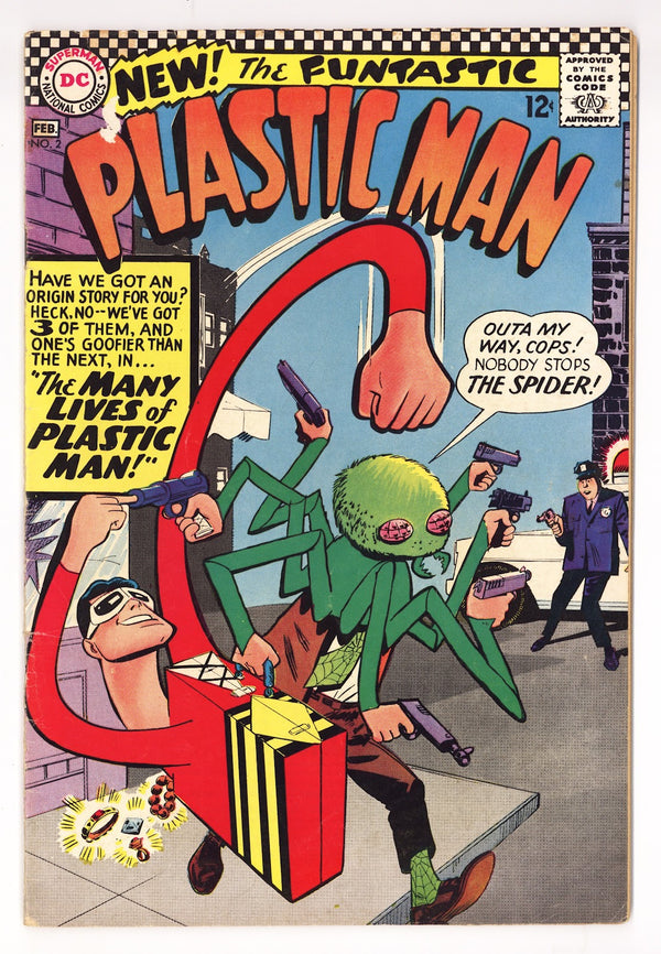 Plastic Man Vol 1 2 VG (4.0) (1967)