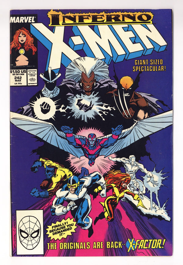 The Uncanny X-Men Vol 1 242  Mid Grade   (1989)