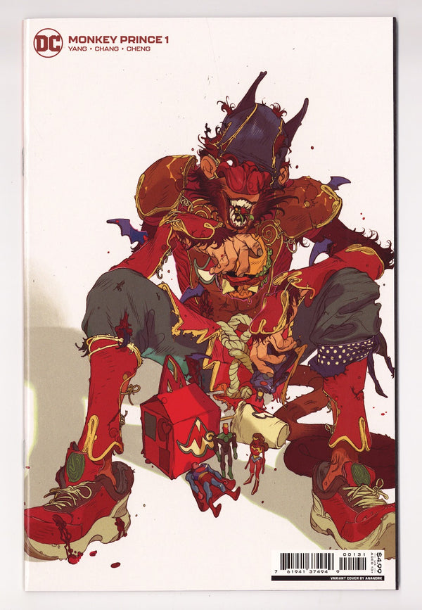 Monkey Prince 1 NM+ (9.6) (2022) Anandrk Cardstock Variant
