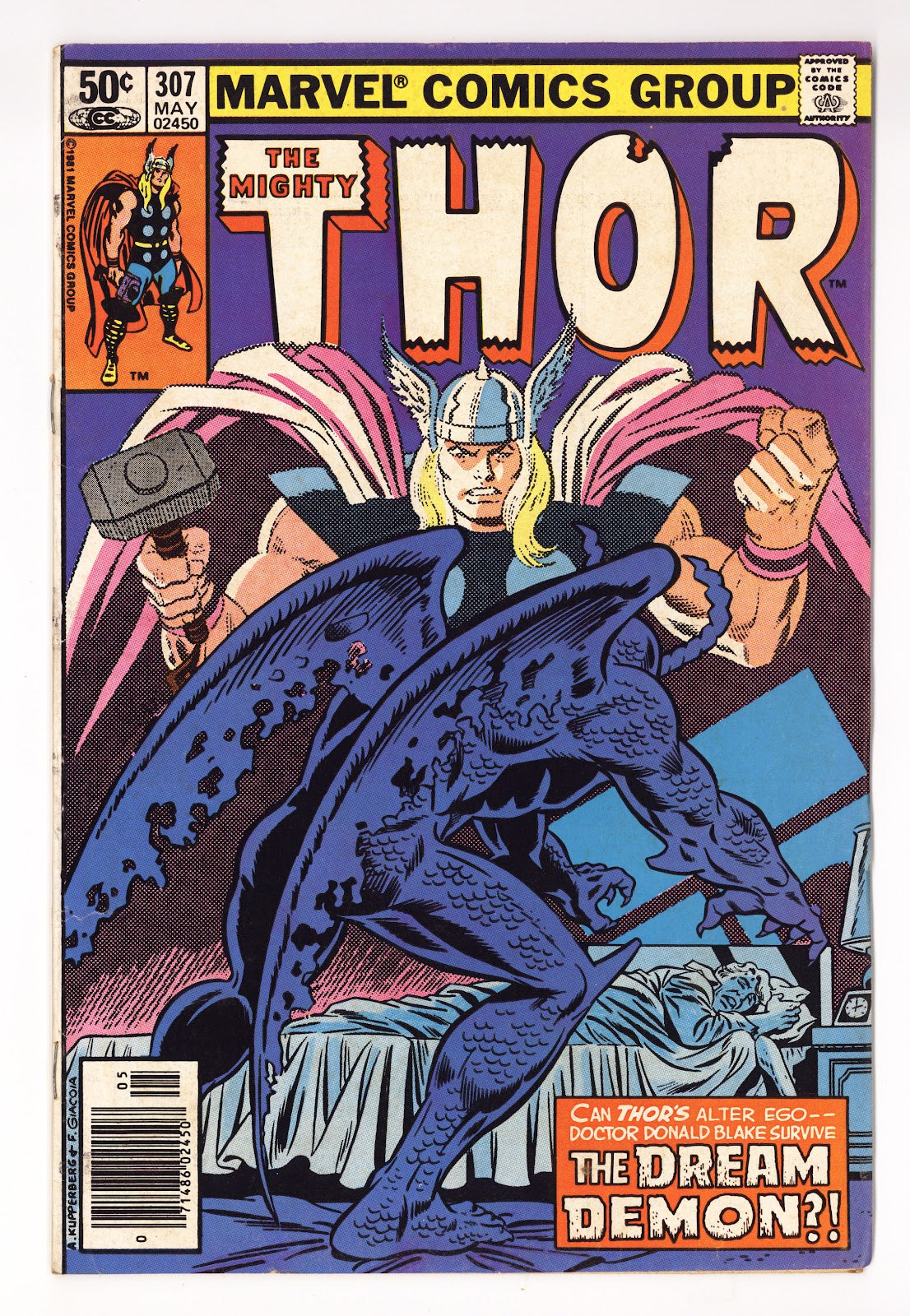 Thor Vol 1 307  Low Grade   (1981)   Newsstand  