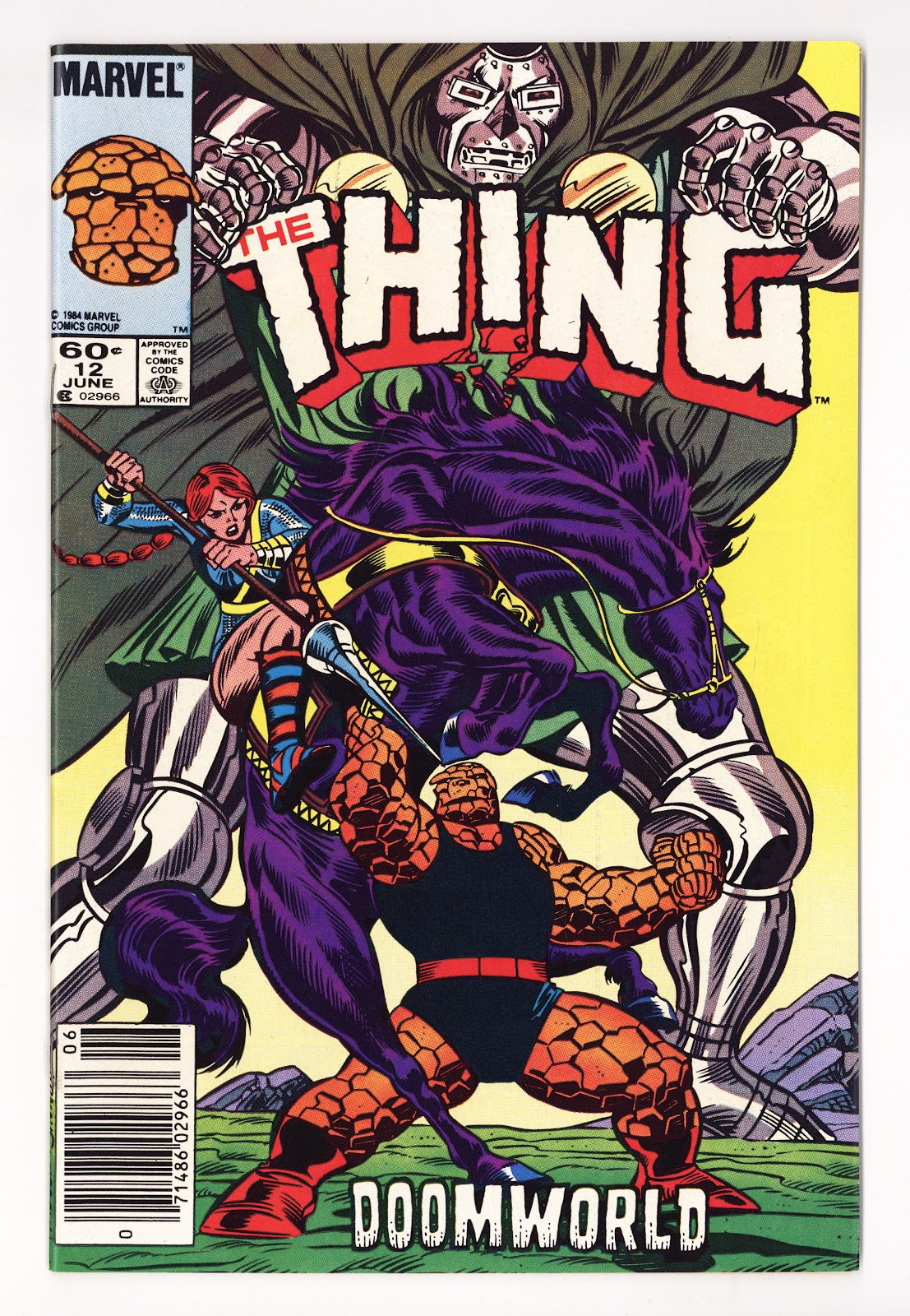 The Thing Vol 1 12 High Grade (1984) Newsstand 