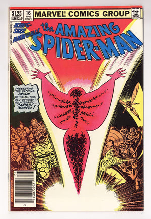 The Amazing Spider-Man Annual Vol 1 16 VF (8.0) (1982) Canadian