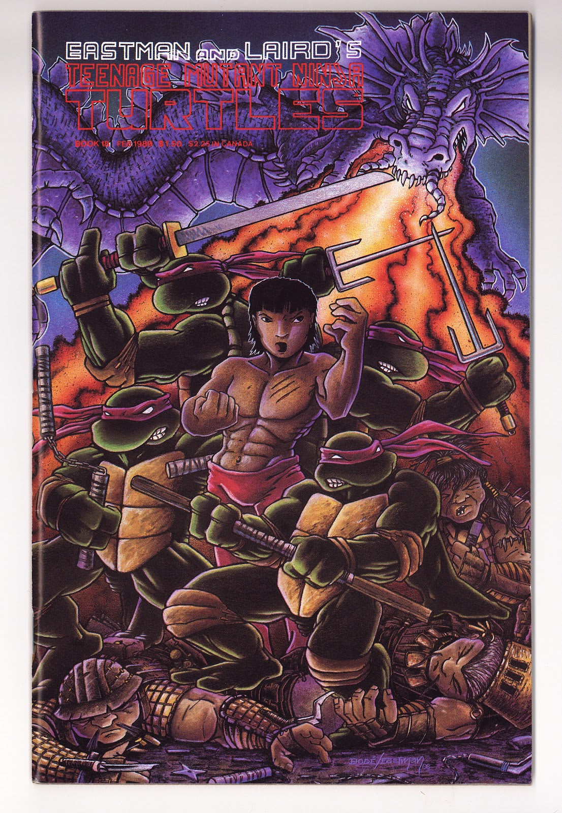Teenage Mutant Ninja Turtles Vol 1 18  VF/NM (9.0)   (1989)     