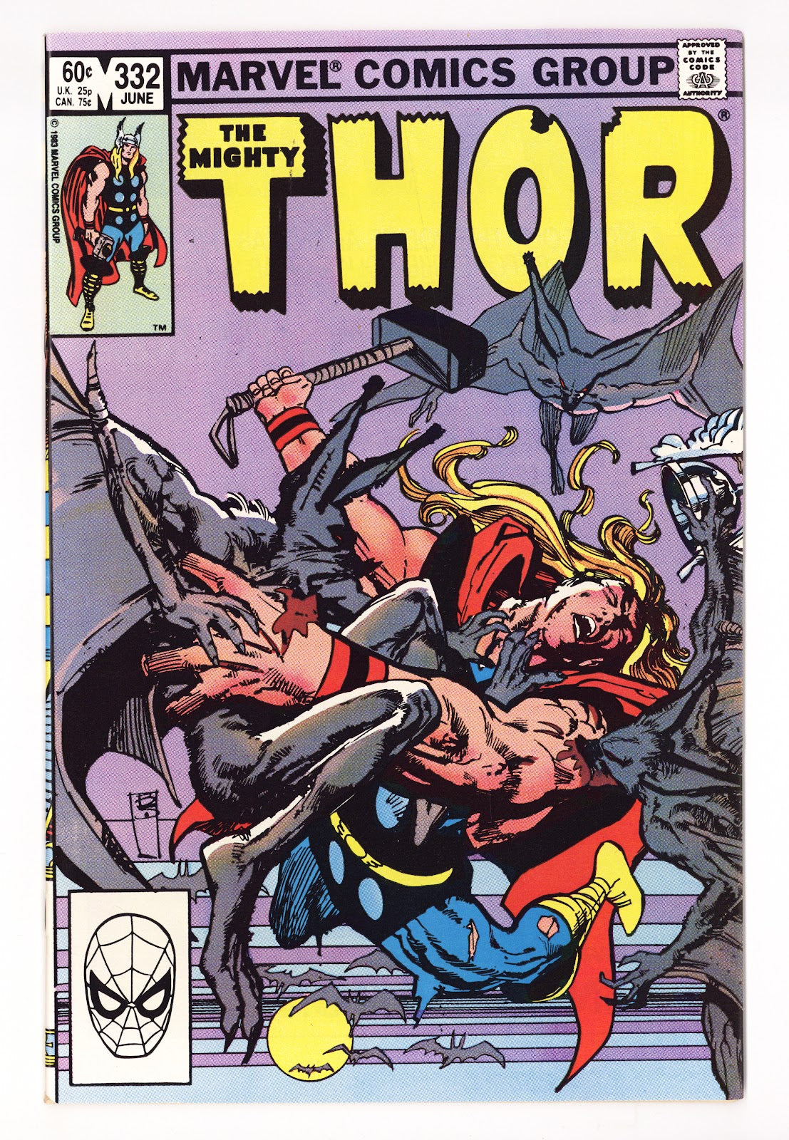 Thor Vol 1 332 High Grade (1983) Direct 